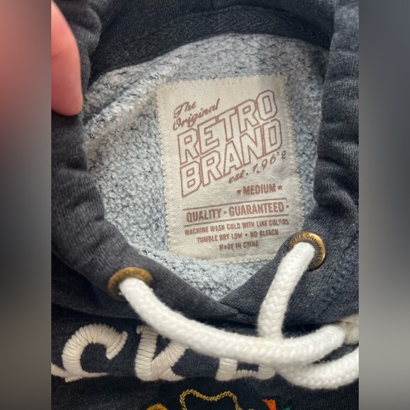 Original Retro Brand Chicago Blackhawks hoodie sweatshirt in size Medium - Picture 4 of 6